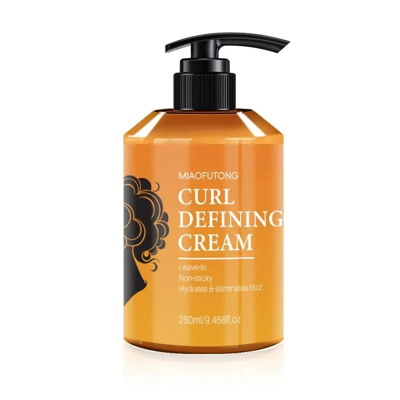 Curling and styling cream, defining styling cream, suitable for wavy and curly hair, curling cream with Moroccan argan oil hair mask, smooth curl cream, easy to comb, conditioning - curl styling product reduces frizz