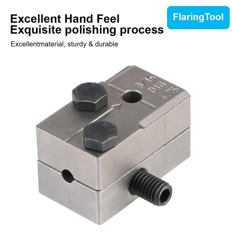 Car Brake Pipe Flaring Tool Kit, Universal Brake Line Flare Tool, 3/16inch Double Flare Adapter Cars Motorcycle Truck Repair Tools Car Brake Pipe Flaring Tool Kit, Universal Brake Line Flare Tool, 3/16inch Double Flare Adapter Cars Motorcycle Truck Repair Tools