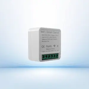 Mini WiFi Wireless Remote Switch Module 16A for Smart Home DIY Modification and Junction Box Installation