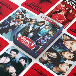 92 Small Cards LNGSHOT New Album SHOT CALLERS Star Collection Photo Card LOMO Card Card Set