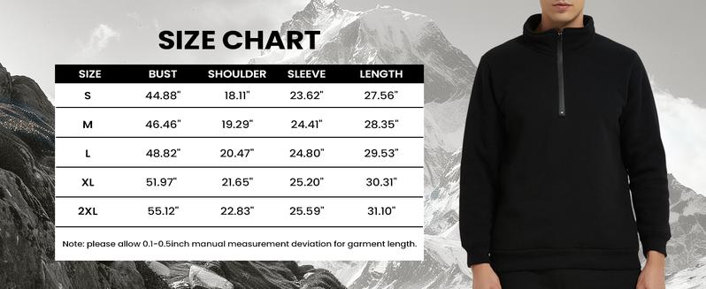 Gihuo Men's Quarter Zipper Fleece Sherpa Lined Sweatshirt Winter Warm Thick Fashion Pullover Tops Loungewear Gifts Long Sleeve Streetwear Machine Washable Beige Hoodie