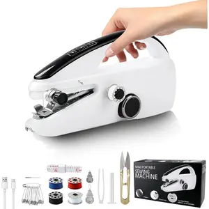 Handheld Sewing Machine, Portable Hand Held Sewing Machine Handheld for Hamming, Mini Travel Hand Sewing Stitching Machine for DIY  Use