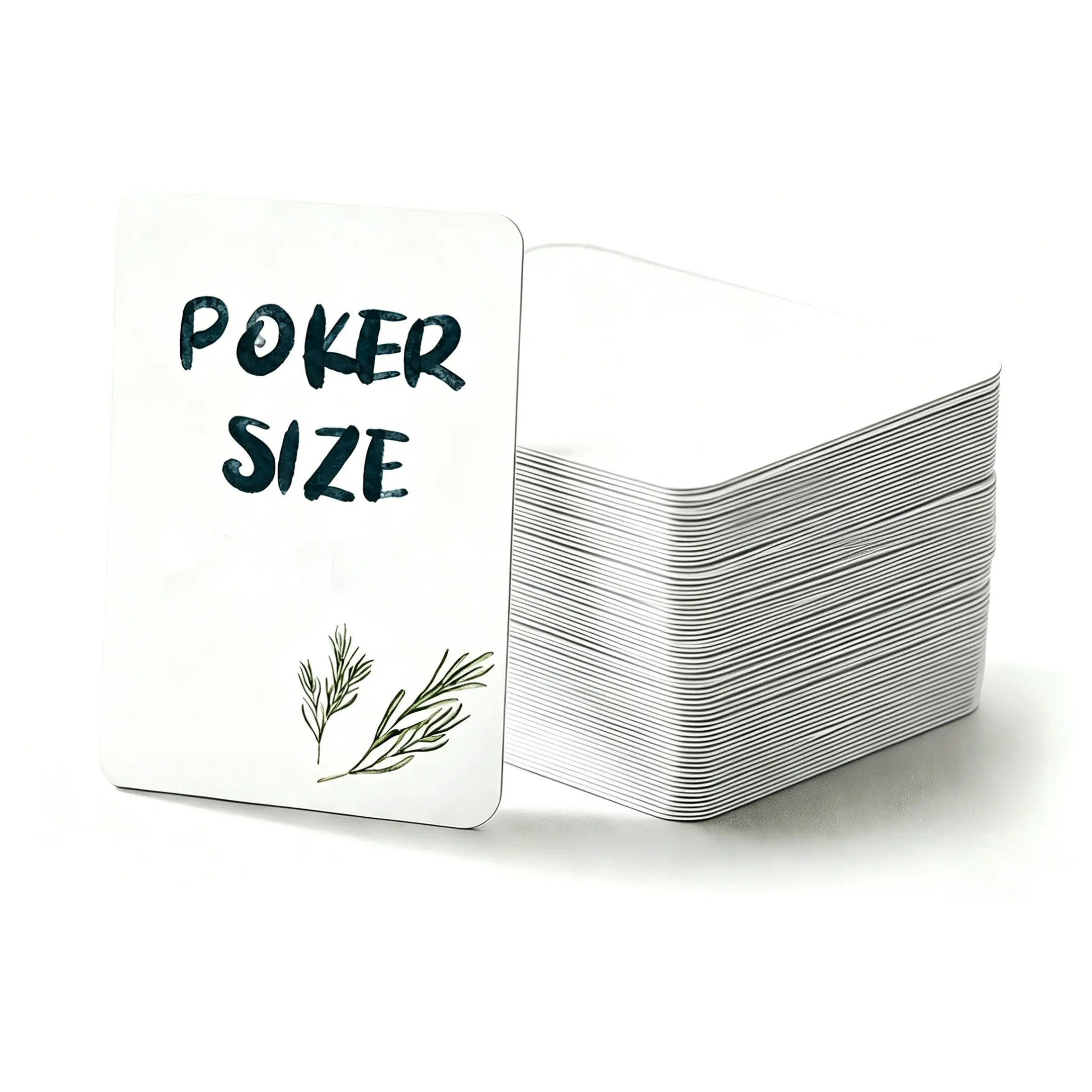 Blank Playing Cards, 2.5X3.5IN Poker Size Playing Cards for DIY Card Games, Study Learning, Leave a Message, Writing Words and Drawing