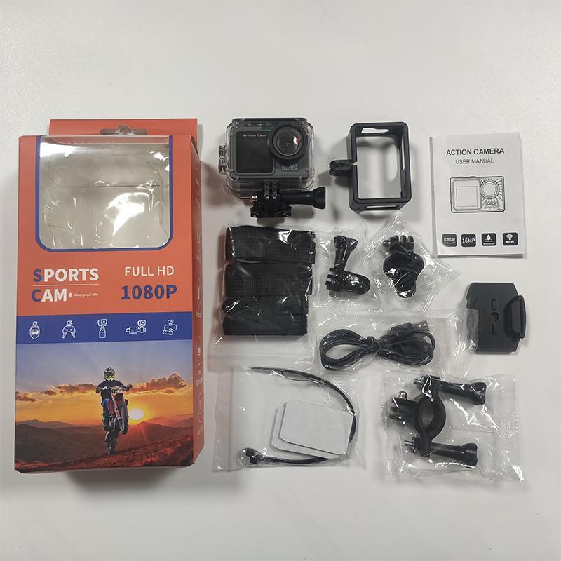 High-definition Sports Camera, 1 Set Waterproof Recorder Camera for Diving Swimming Bicycle Motorcycle, Outdoor Sports Mini-camera with 32GTF Card
