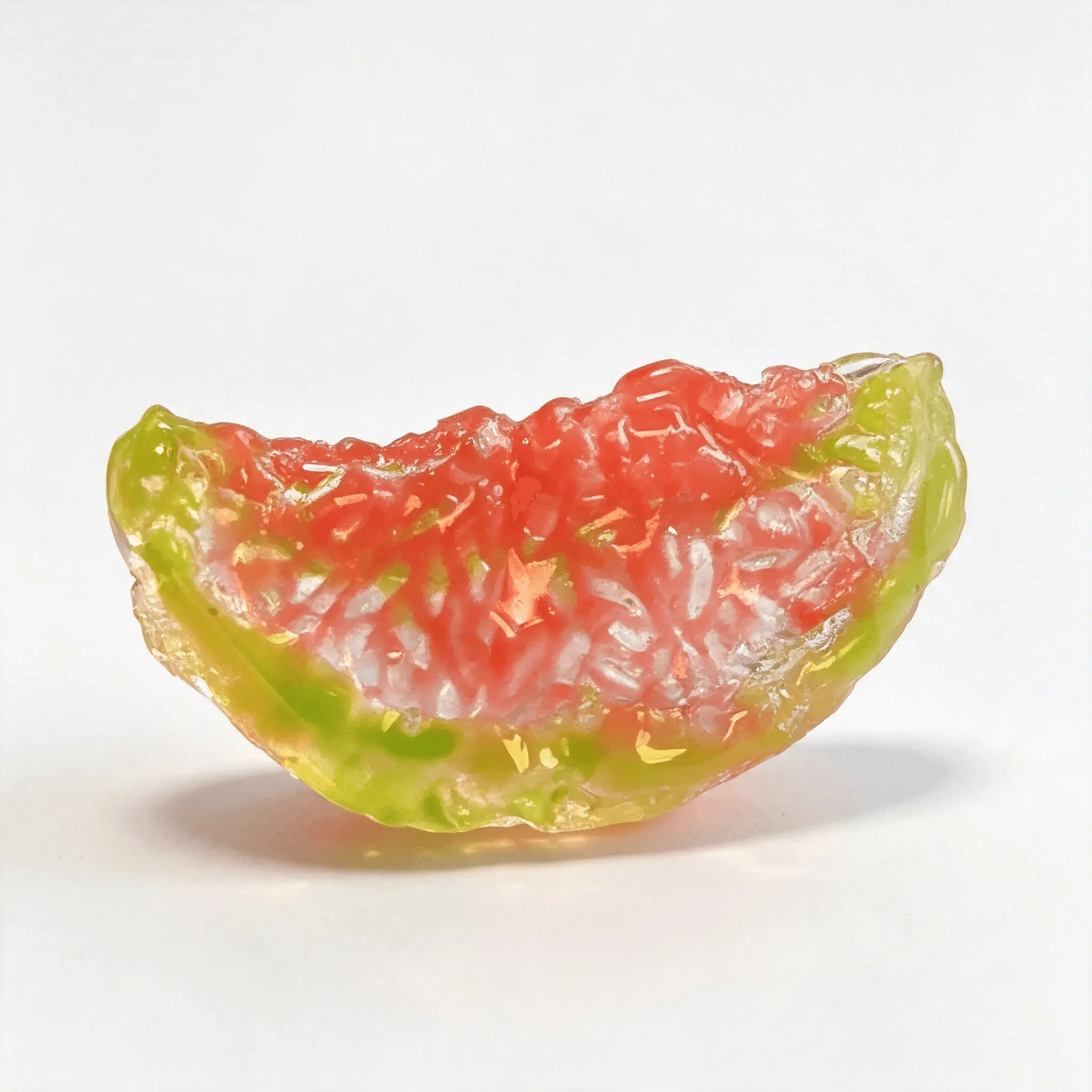 Watermelon Slice Food-Grade Silicone Squishy Charm, DIY Keychain & Bag Charm, Holiday Gift, Birthday Gift, Best Friend Gift