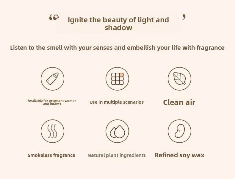 Italian Coffee Scented Candle, Holiday Gift, Romantic Atmosphere Fragrance, Aromatherapy