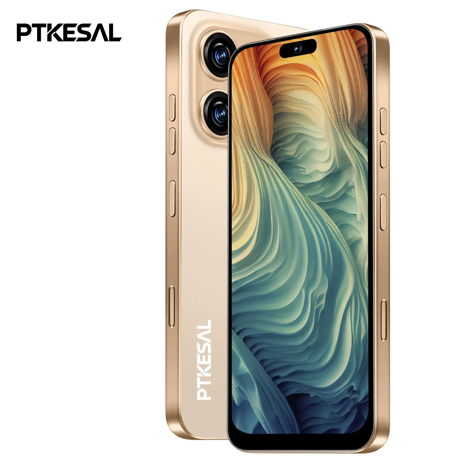 PTKESAL- 16 Pro Max Phone, 6.93 Inch Large Screen, 4GB+64GB Storage, Mtk6750 Octa-Core, Android Os, 4g Network, 5+13mp Camera, 4100mah Battery