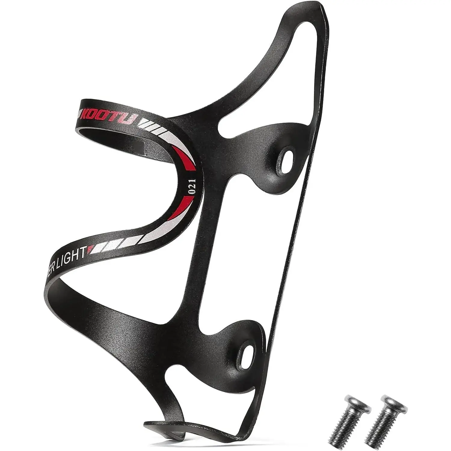 Lightweight  Water Bottle Cage, Anti Rust  Water Bottle Holder, Cup Holder for Mountain, Road, Hybrid & Folding Bikes (Red)