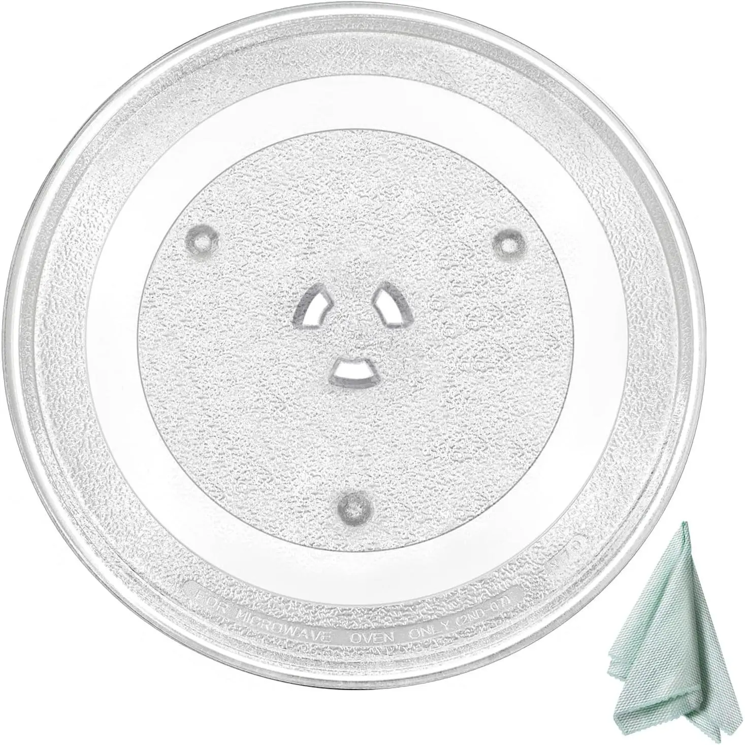 11.25" Microwave Glass Turntable Plate Fit for Samsung GE, 11 1/4" Microwave Glass Turntable Tray Replace WB49X10097 WB39X0078 WB49X10034 EAP651544 PS651544, 365 DAYS WARRANTY