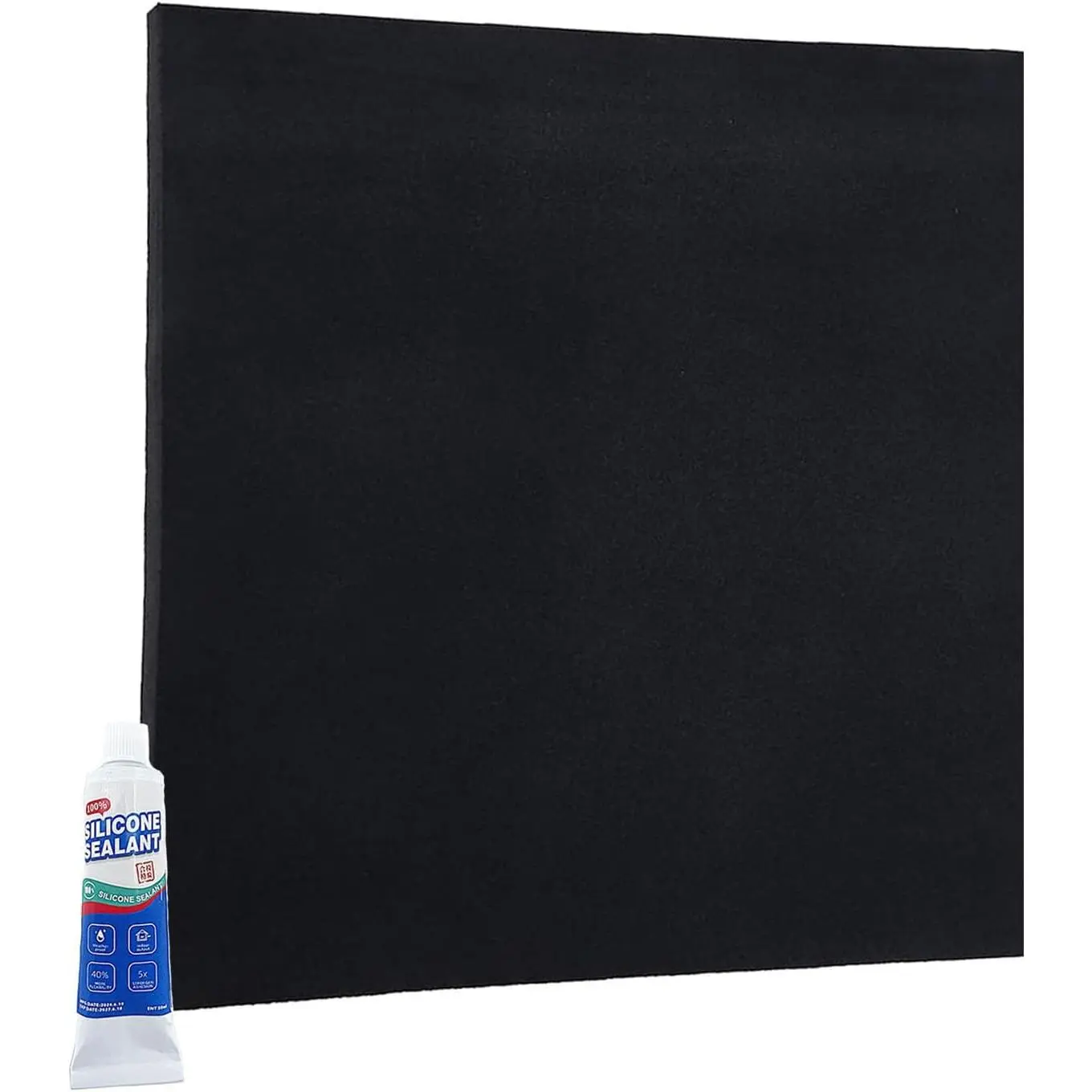Rubber Sheet for Pipe Insulation,Grade 55A,12 × 12 inch DIY Gasket Material,Suitable for AC Unit,Pipeline, Supports, Seals, Bumpers, Protection,AC Line Insulation (1/25)