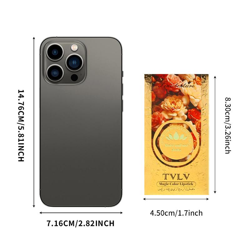 Long-Lasting Color-Changing Lipstick, 1 Box Moisturizing Lipstick, Glossy Lip Glaze Stick, Plumping Lip Oil Lipstick for Girls & Women #TOP PICKS