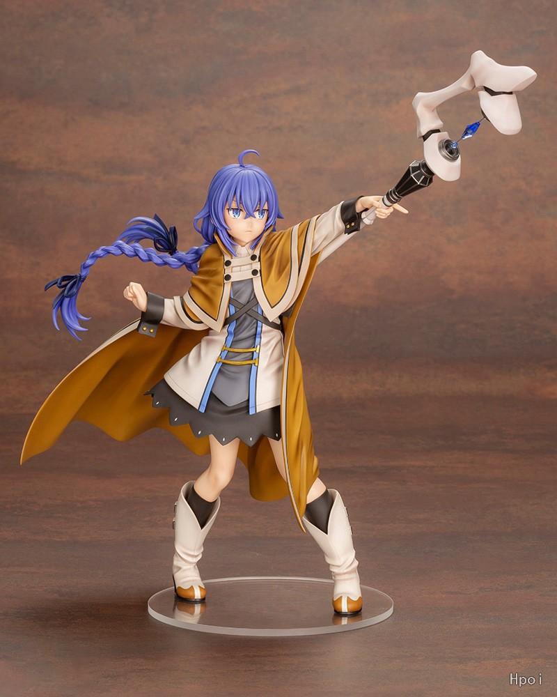 25CM Anime Mushoku Tensei Isekai Ittara Honki Das Roxy Migurdia Figure Model Standing Hat Toy Gift Collection Action Figure PVC