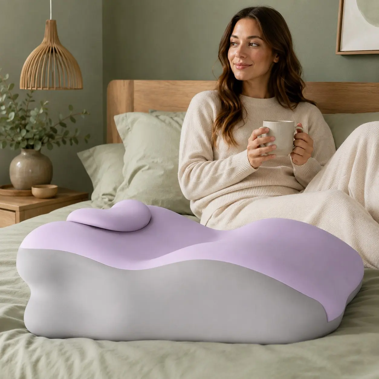 High-Density Memory Foam Pillow, Custom Fit for Head and Neck, Supports All Sleeping Positions, Durable and Smooth Texture, Xdxz-37