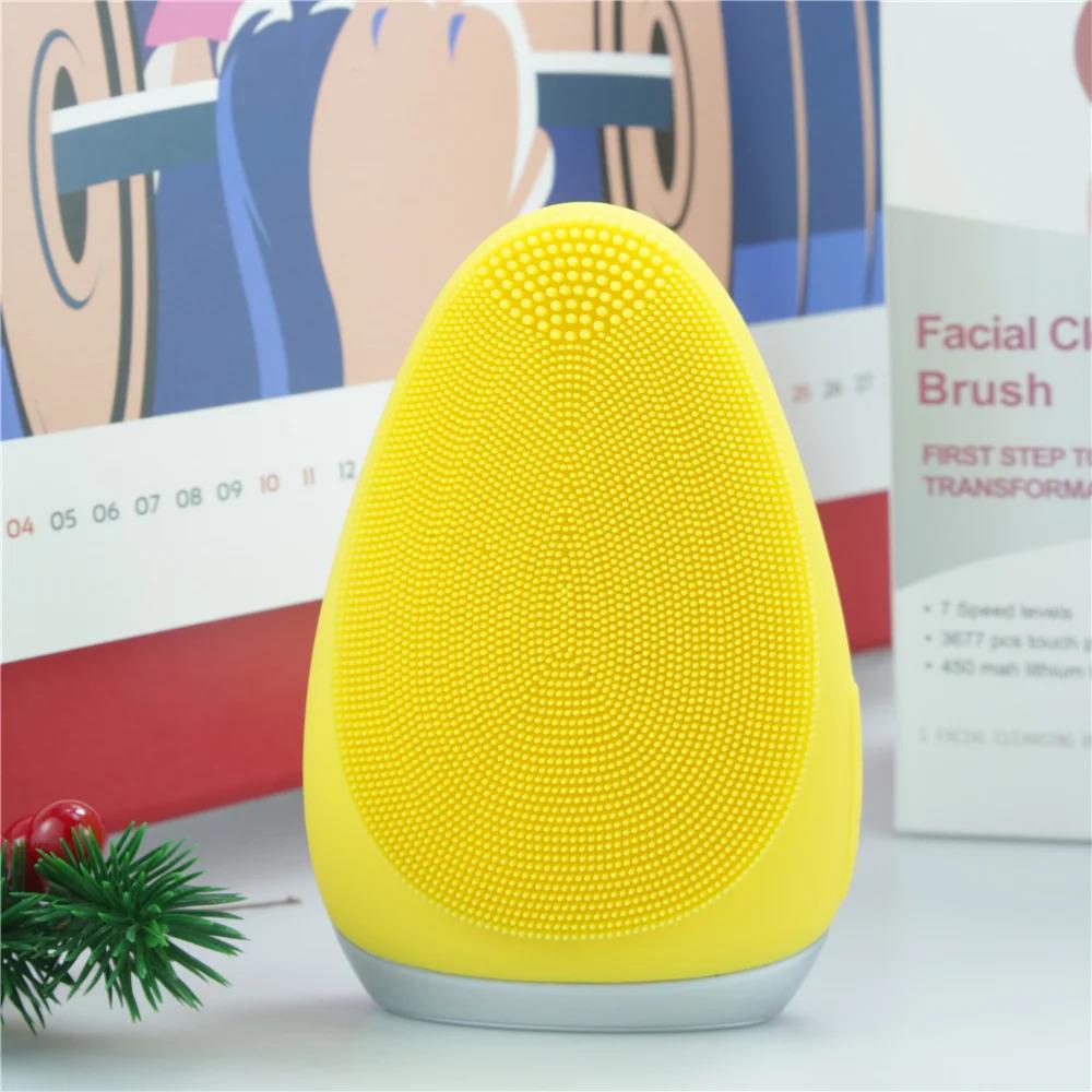 Face Cleaner Home Products Mini Black Hot Selling Facial Cleansing Brush Silicone