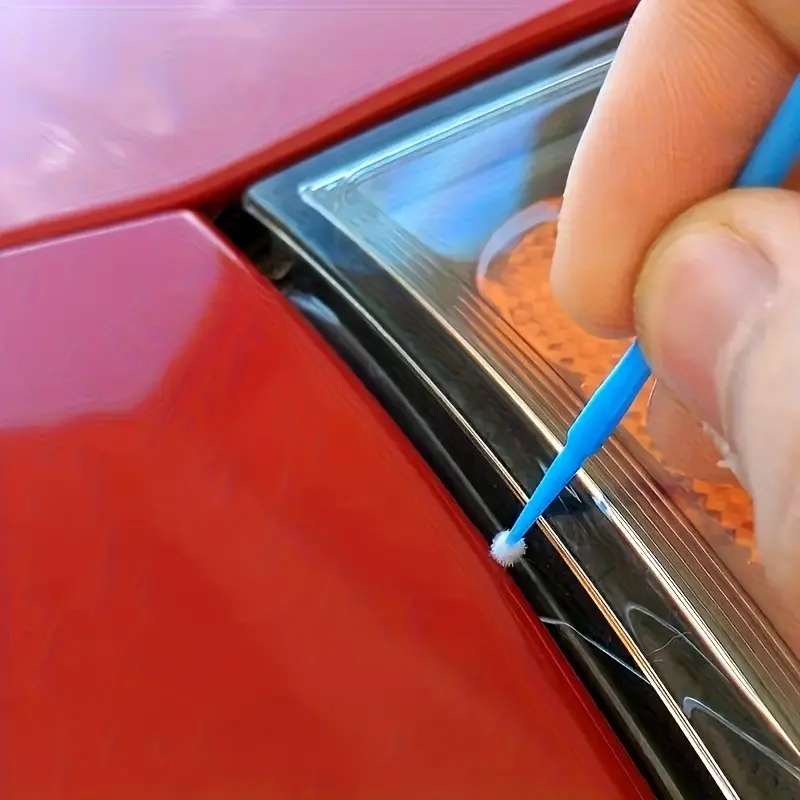100 Disposable Micro Brushes, Precision Fine Tip Paint Applicators, Soft Bristles, Car Maintenance, Model Making, Portable Design, Compact, Carry