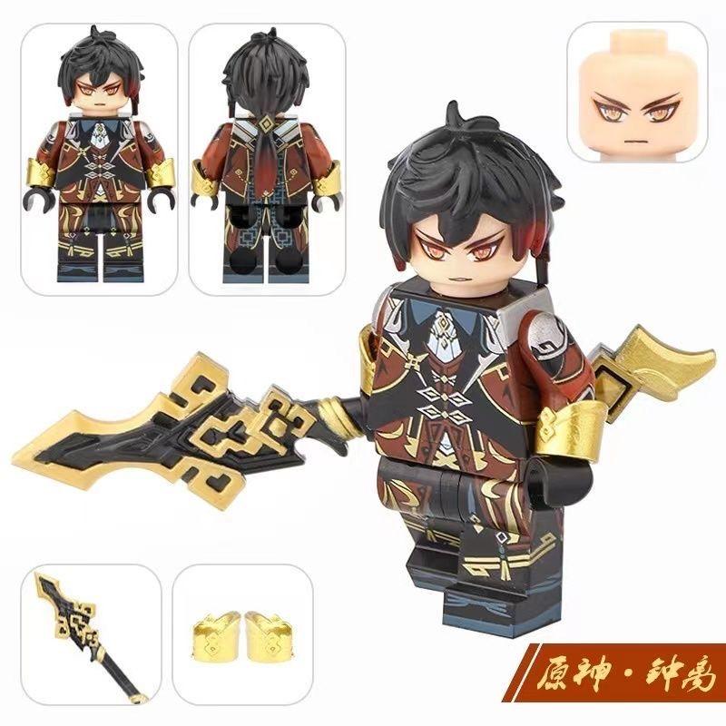 MOC Cartoon Building Block People Assembled Model Children DIY Educational Toys Boys Holiday Gift Ornaments Hobby Collection popular