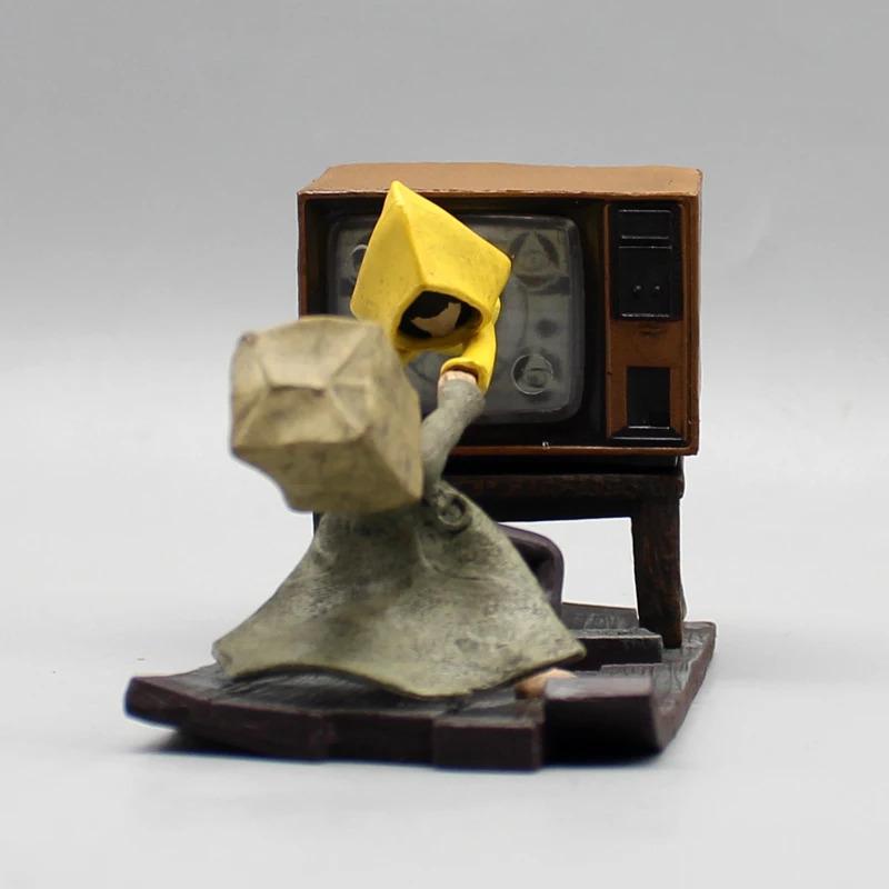 Little Nightmares Ii Anime Game Figure Mono Six Luminous Cartoon Character Pvc Model Desktop Collection Halloween Kids Toy Gifts