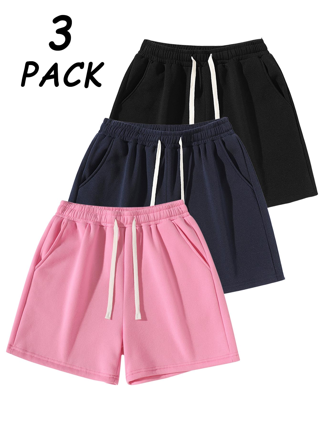 Men's Solid Color Drawstring Waist Shorts, Casual Fitted Jogger Pants for Daily Wear, Sports & Outdoor Activities, Unisex Fitness Shorts, Drawstring Athletic Shorts, Athleisure Street Shorts