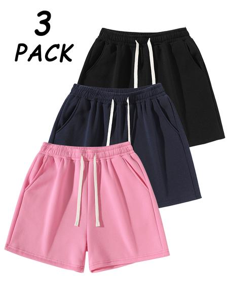 Men's Solid Color Drawstring Waist Shorts, Casual Fitted Jogger Pants for Daily Wear, Sports & Outdoor Activities, Unisex Fitness Shorts, Drawstring Athletic Shorts, Athleisure Street Shorts