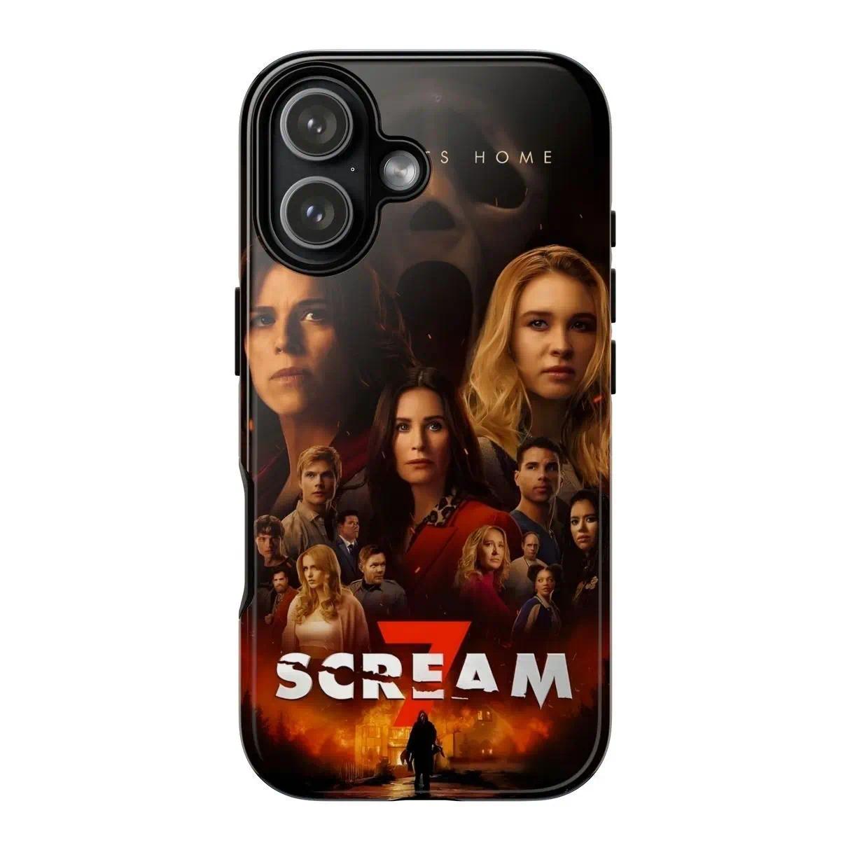Scream 7 30th Anniversary of Scream Tour 2026 Movie Double-layer durable phone Cases For iPhone 17 16 15 14 13 12 Promax Pro Plus, hard shell protection ,Unique design,best Gift
