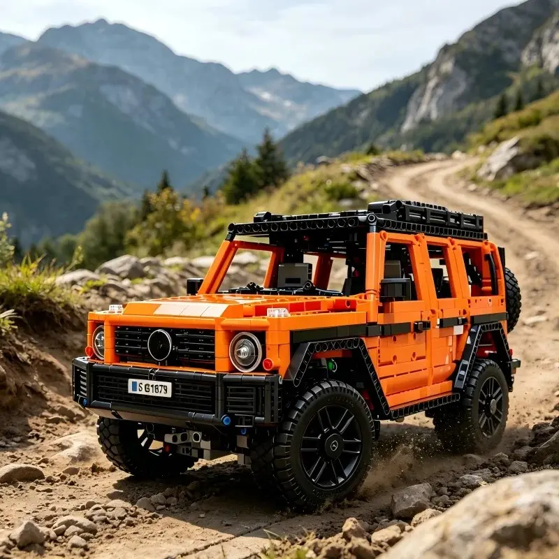New 2891pcs Professional Off-Road Car Mechanical Building Set, DIY Building Block, Adult and Kids Toy Blocks, Birthday Gift for Boys and Girls