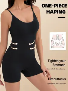High Elasticity Bodysuit, Hip Enhancement Shapewear, Four-Season Wearable, One Piece, Comfortable Fit, Ideal for Daily Use