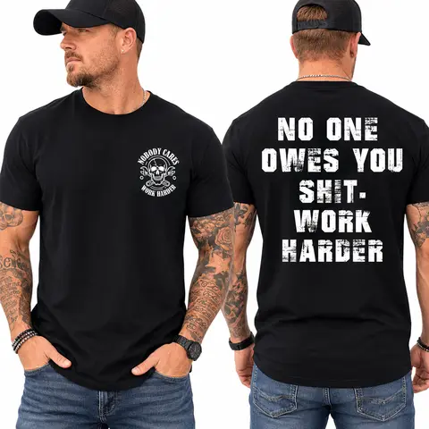 Men's 2-Sided Graphic Tshirt Apparel - Classic Collar, Relaxed Fit, Soft Cotton, Long-Lasting Graphics, All-Day Comfort Custom Sports Top (Full Color, Full Size Including 2XL)