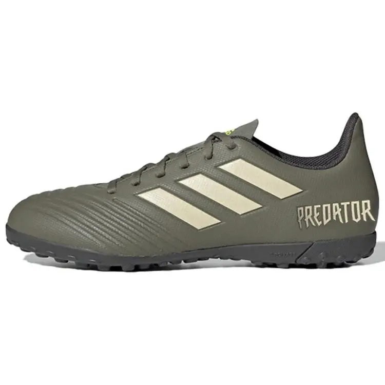 adidas Predator 19.4 Round Toe Comfortable TF (Rubber Studs) Hard Ground Artificial Turf Ultra-Fine Slip-Resistant Durable Soccer Shoes EF8212