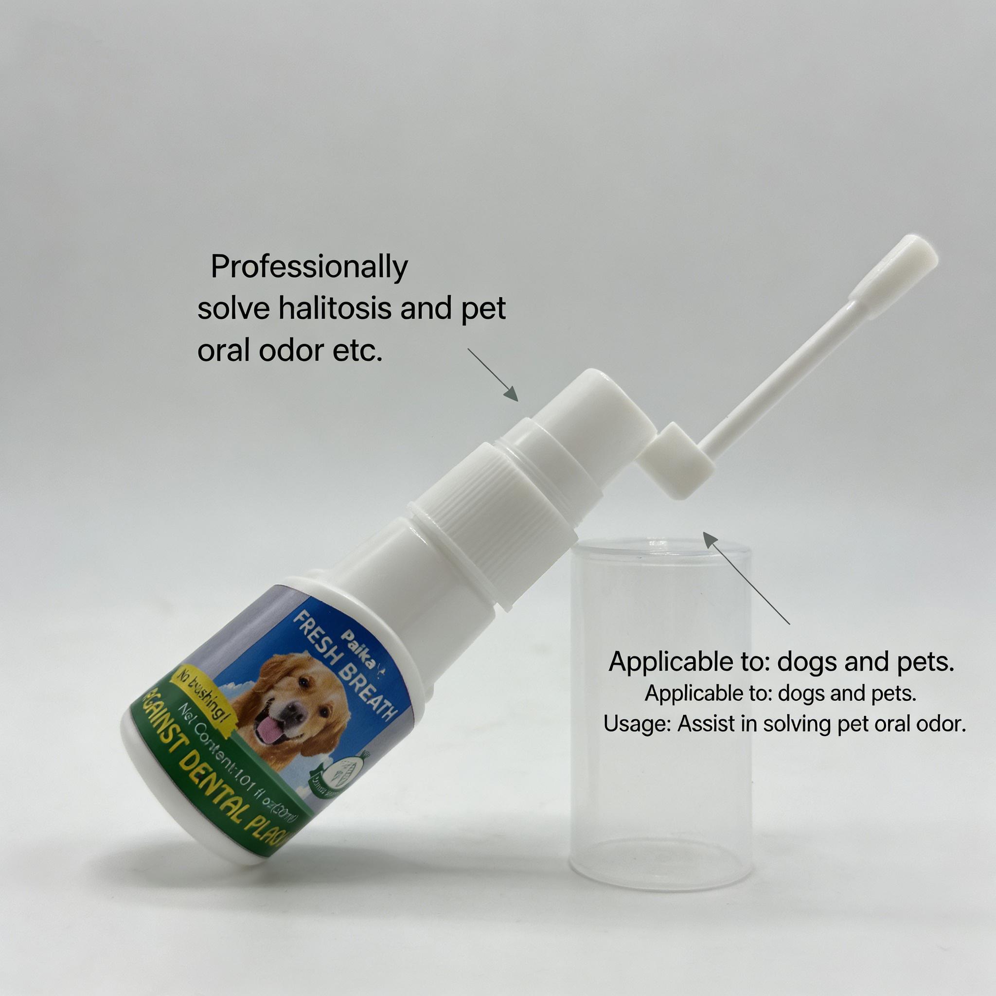 Paika Pet Dog Oral Spray, Liquid Mouth Care for Dogs, Single Item Pack, Ca Prop 65 Compliant, No Harmful Chemicals