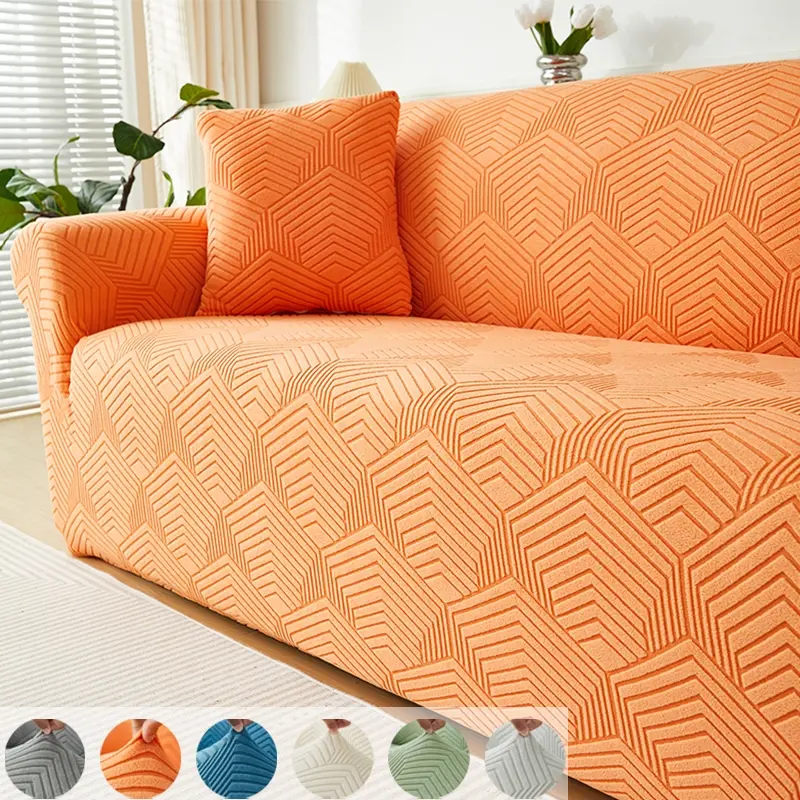 High Elastic Thickened Jacquard Full Cover Sofa Set, Anti-Scratch Waterproof, Universal Sofa Dust Protection Cover, Stretchable Sofa Cover