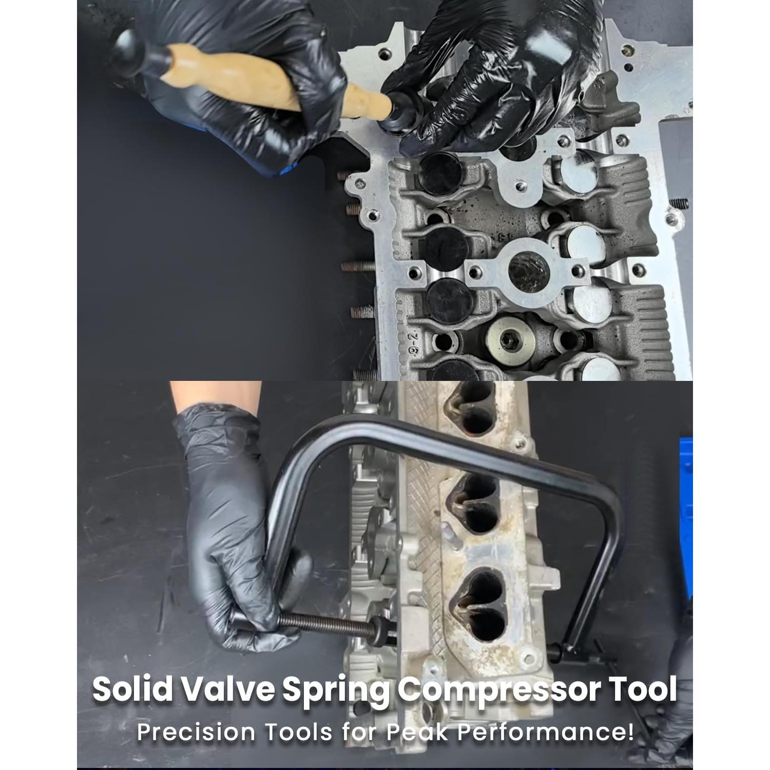 12 count Valve Spring Compressor Tool with Valve Lapping Tool for , , ATV, and Small Engines