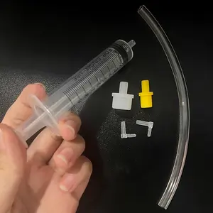 10ML Printer Nozzle Cleaning Kit, Soft Rubber Connector, Transparent Large Plug, Ink Cleaner, Maintenance Set, Hp, Epson, Canon