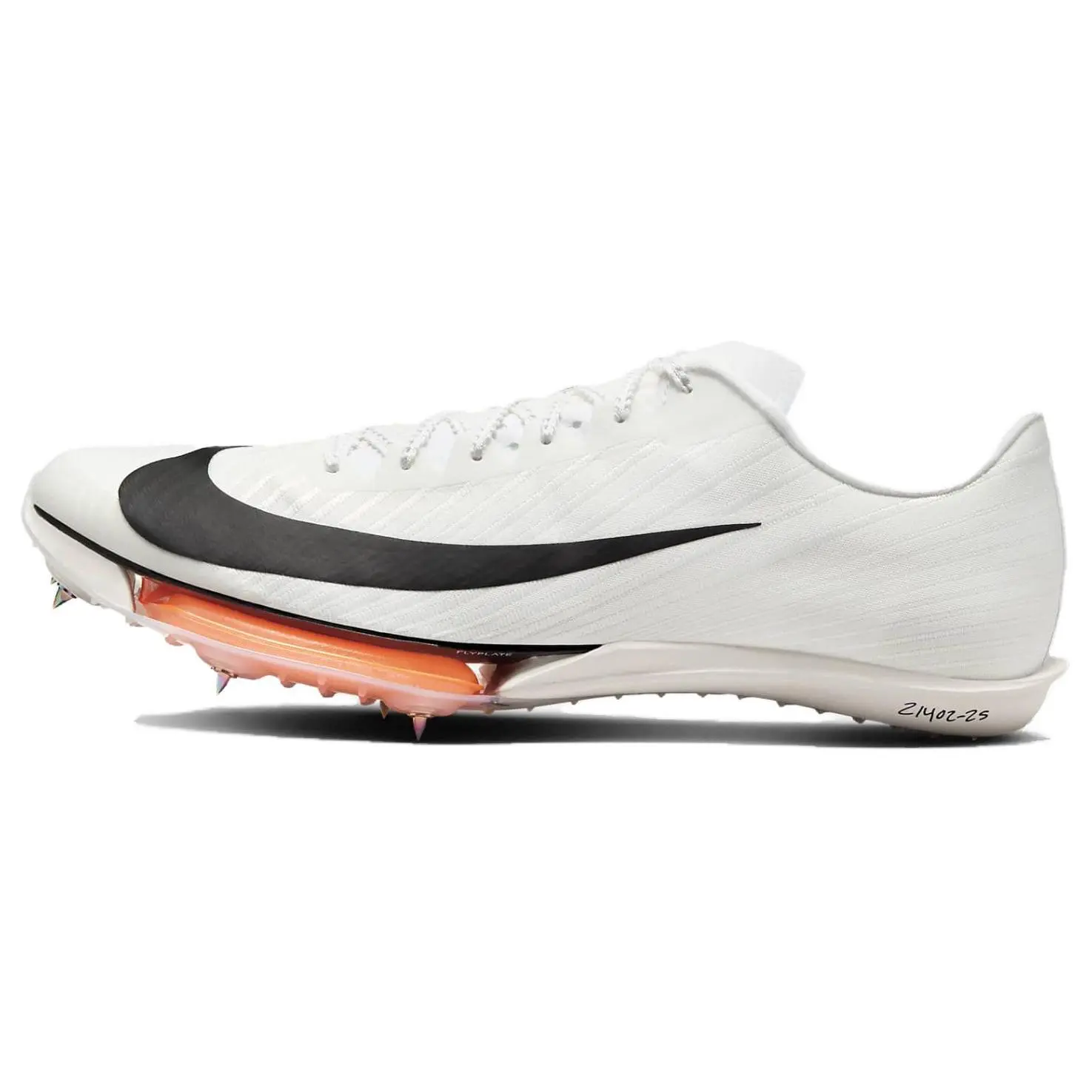 Nike Maxfly 2 Proto Track Spikes for Men and Women – Low-Top Sprint Racing Shoes in White and Black Verifiable, with credentials and supporting global authentication