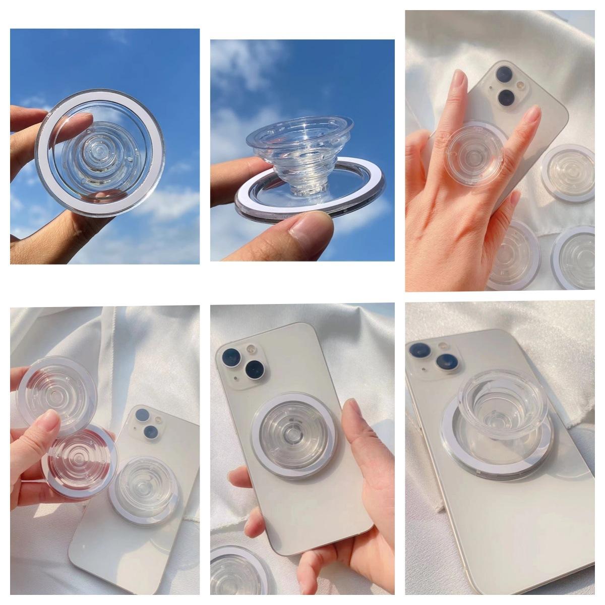 Grippopso Magnetic Folding Mobile Phone Grip Holder Socket Support Tok for IPhone 16 15 14 13 Ring Finger Expanding Stand