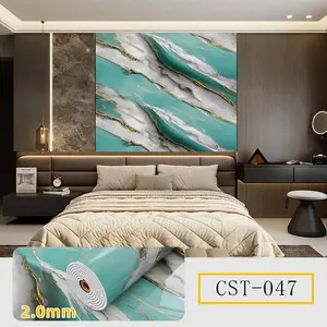 Thick Self-Adhesive Tile Look Wall Stickers, Waterproof Moistureproof Moldproof, DIY Decor for Kitchen Bedroom Living Room Bathroom, Marble Pattern Wallpaper, Marble Backsplash Wallpaper, Marble Wallpaper Roll, Peel and Stick Wallpaper for Bathroom