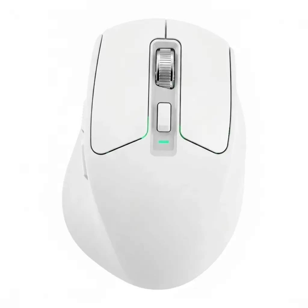 CE ROHS Certified Ergonomic 2.4GHz Wireless Optical Mouse - 6-Button Ctrl Rechargeable Right-Handed Mouse for Laptop, Desktop Use