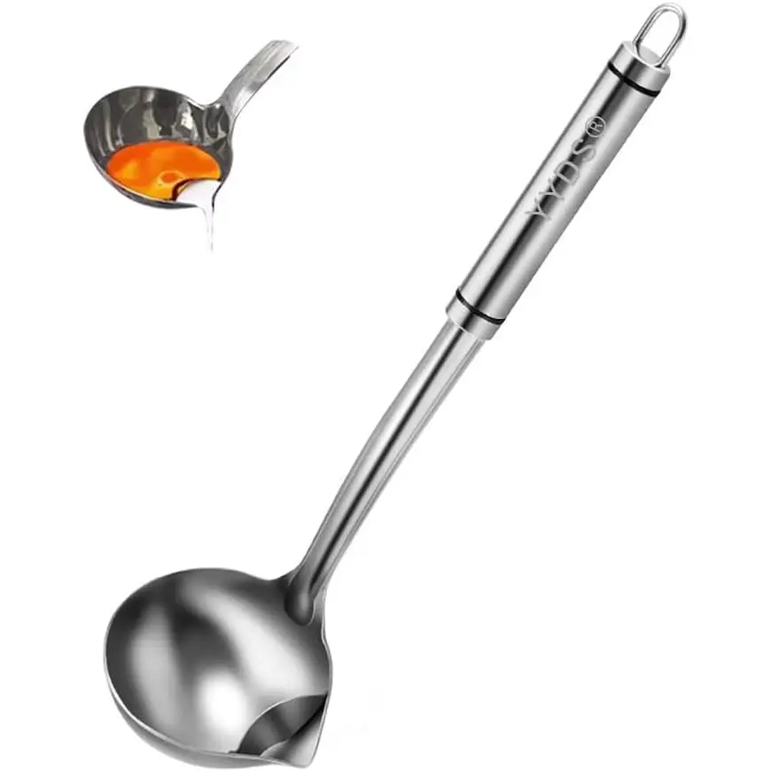 Separator,304 Stainless gravy ladle,Soup Ladle for Kitchen,Separate , Filter out water and oil,Gravy Separator Ladle for Cooking
