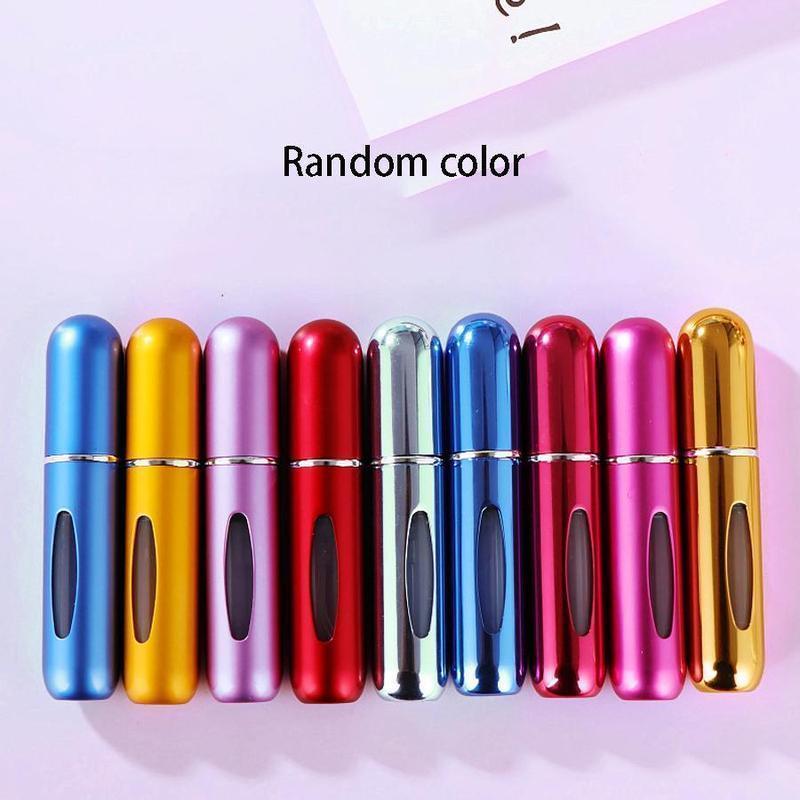 Portable Mini Perfume Atomizer Bottle, Atomizer Perfume Spray, Scent Pump Case, Refillable Travel (5ml, Random Color)