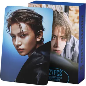 127 PCS Album THE SIN Vanish Photocards 55 PCS Lomo Cards Set 72 PCS Stickers Postcard Gift Merchandise for Boys and Girls (HEESEUNG)
