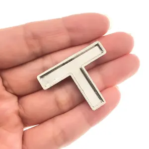 Car 3D Metal T Logo Sticker Emblem Badge Decals for Mazda KIA Renault   Ford Focus 2.2T 2.4T 2.5T 2.8T 3.0T Car Styling