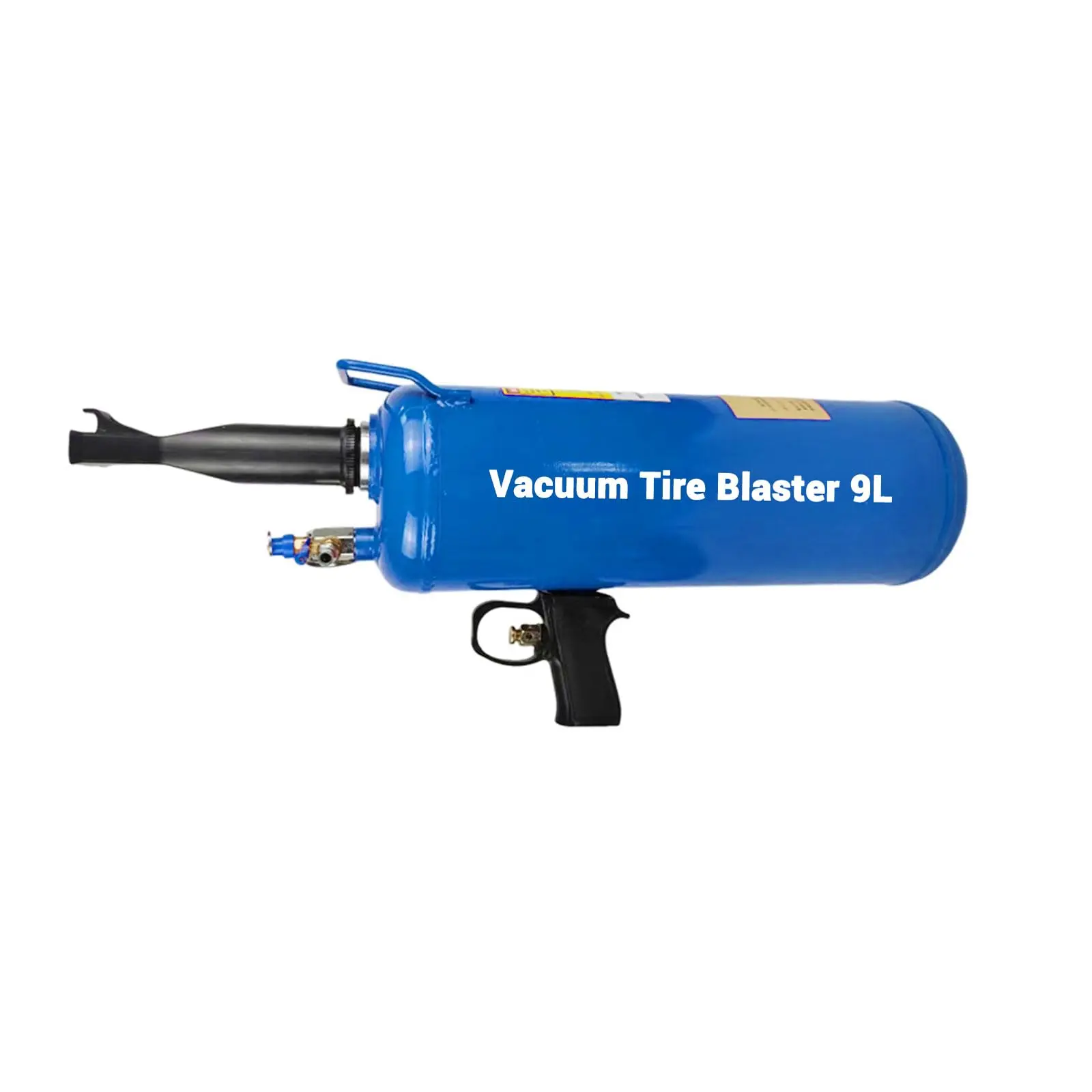 9L(2.4 Gal) Tire Bead Seater, 145 PSI Air Tire Beads Blaster with Pressure Gauge & Handle, 87-116 PSI Working Pressure Tire Bead Blaster Seater, Wheel Trigger Seating Tool Inflator Tank for Truck,Blue/Red/Black/Yellow