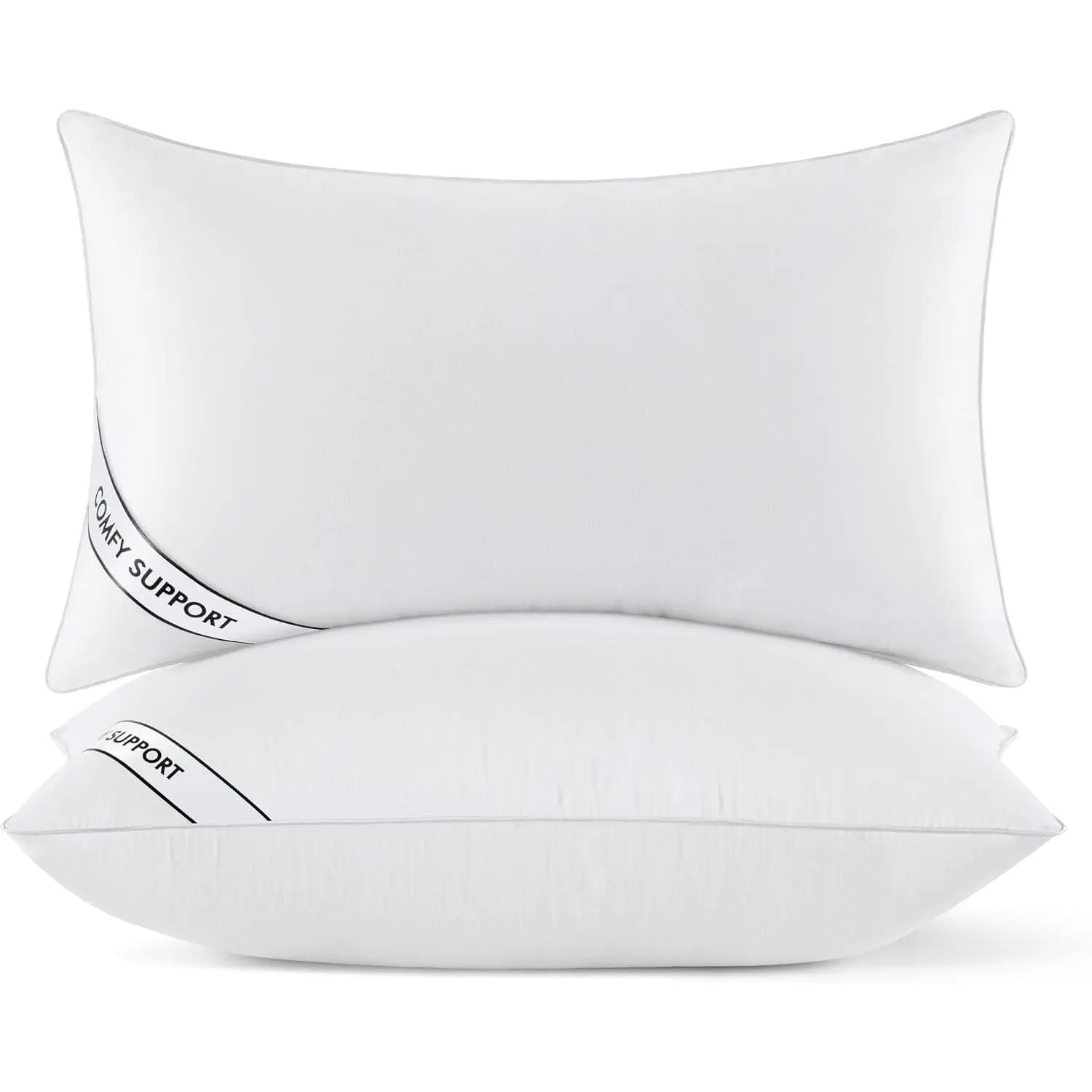 12x20 Pillows Inserts Pack of 2, Down Alternative Virgin Filling | Decorative Pillow Insert, Comfy Support Throw Pillows for Sofa Couch Bed