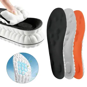 1 Pair 4D Cloud Feel Insoles, Soft Memory Foam Orthopedic Insoles, Sports Shock Absorption Support Insoles, Trim to Fit, Anti-Fatigue, Shock Absorption, Relieve Foot Pain