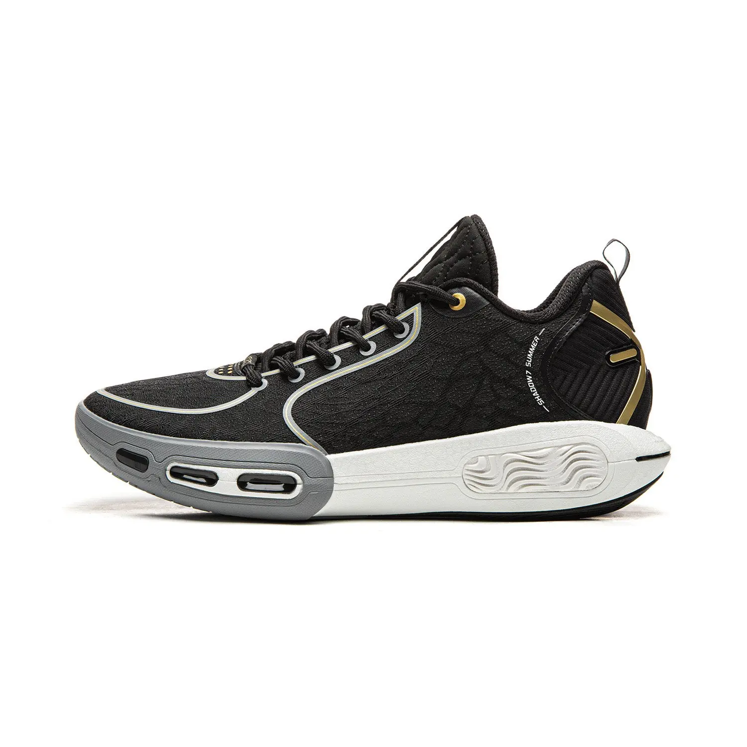 Wade Shadow 7 “Ring of Fire” Black Basketball Shoes