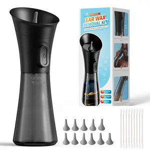 Earwax Removal Kit, Ear Cleaning Agent, Manual Ear Irrigation System, Safe and Effective Ear Wax Remover, Ear Flush Device