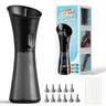 Earwax Removal Kit, Manual Ear Irrigation System, Safe and Effective Ear Wax Remover, Ear Flush Device with Replacement Nozzles, Ear Cleaner