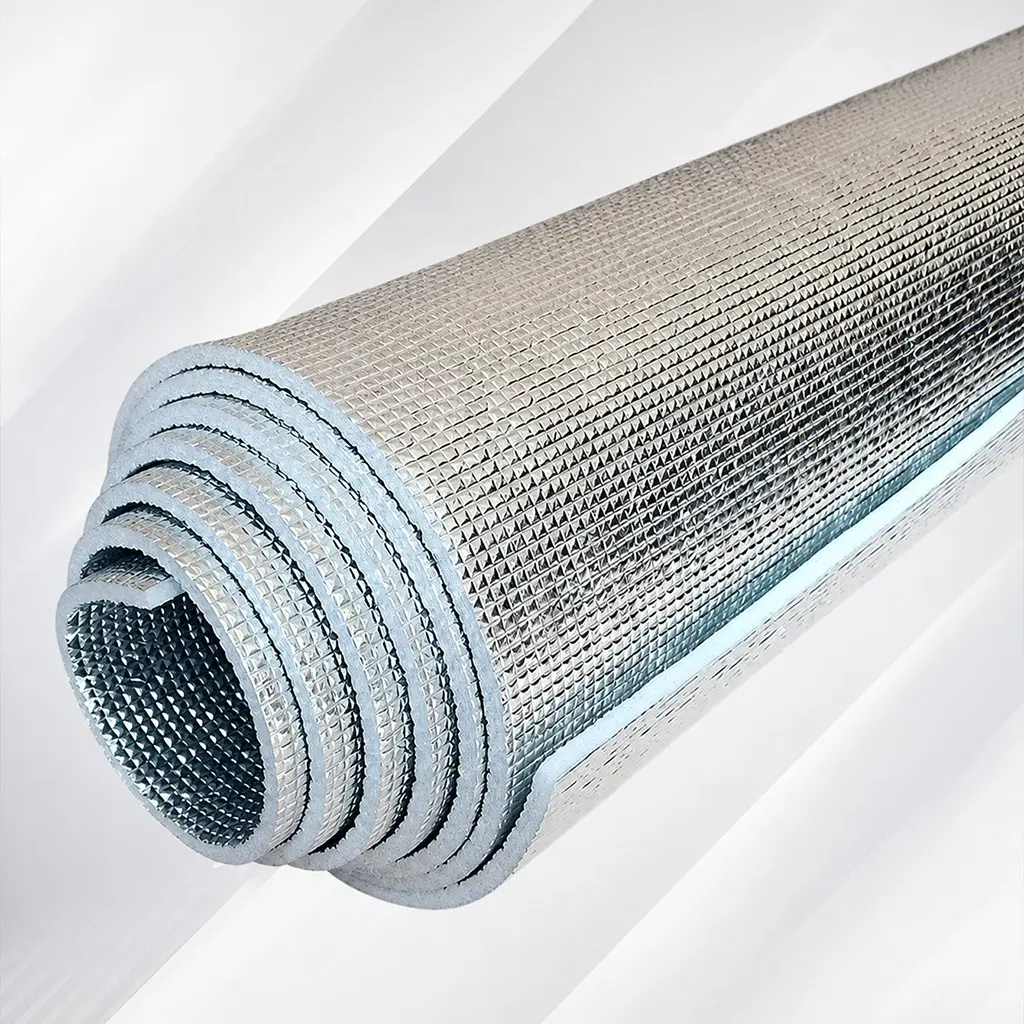 Multi-Purpose Aluminum Foil Epe Insulation Roll, Thickened Heat Insulation Pad, Moisture-Proof, Easy Clean, Flexible, DIY for Roof, Wall, Window, Garage, RV, Home Renovation