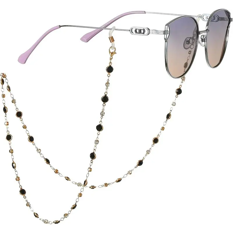 Eyeglasses Chain Holder, Beaded Neck Cord for Reading Glasses and Sunglasses, Women and Girls