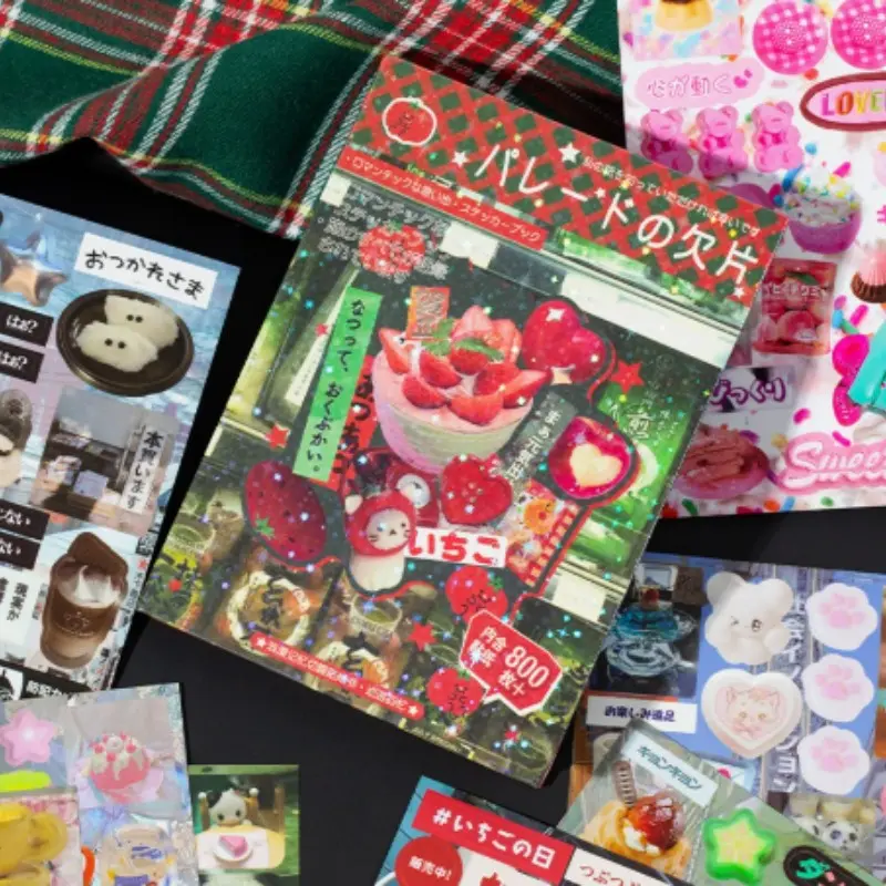 45 Japanese Traditional Comic Decorative Stickers, One Book Contains over 800 Patterns, Perfect for Decoration and Personalization