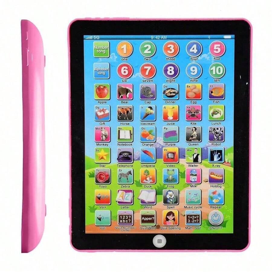 Learning Tablet Toy, 1 Count Educational Tablet Toy, English Learning Touch Reading Equipment, Birthday Gift for Boys & Girls